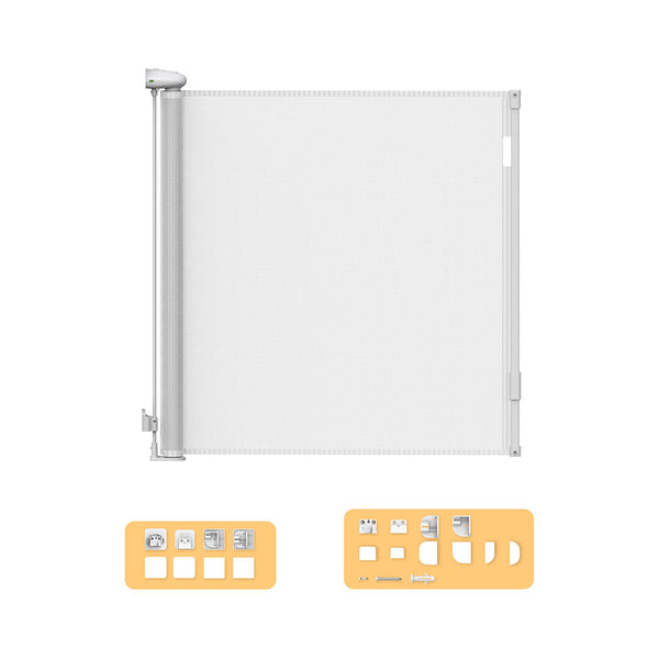 Bopeep Retractable Little One 150Cm White Safety Gates