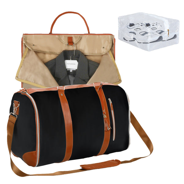 Slimbridge 2 In 1 Hanging Suit Black Garment Bags