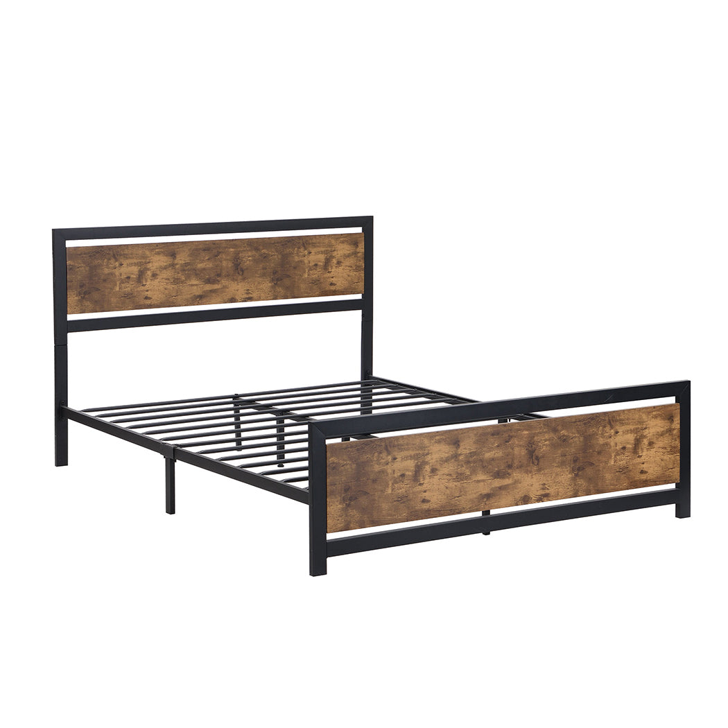 Levede Metal Bed Frame Mattress Base Queen Queen Bed Frames