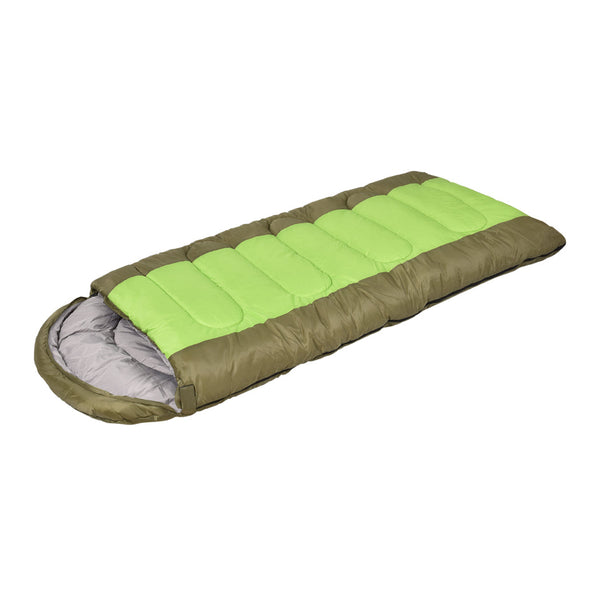 Mountview Sleeping Bag Outdoor Camping Green Sleeping Bags