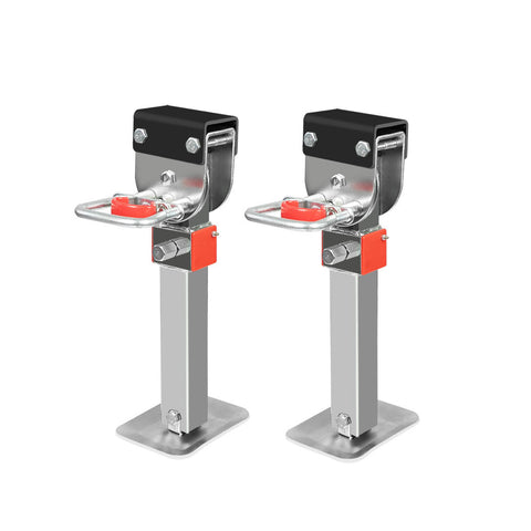 Manan 2X 410Mm 545Mm Drop Down Corner Silver Caravan Parts Accessories