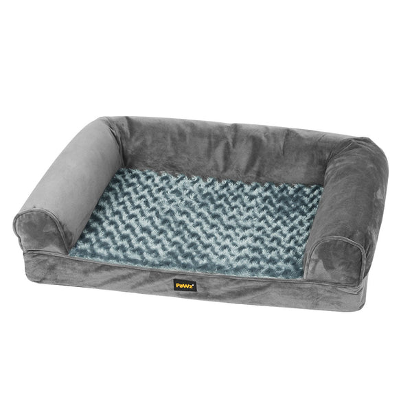 Pawz Pet Bed Sofa Dog Beds Bedding Soft M Grey Medium Pet Beds