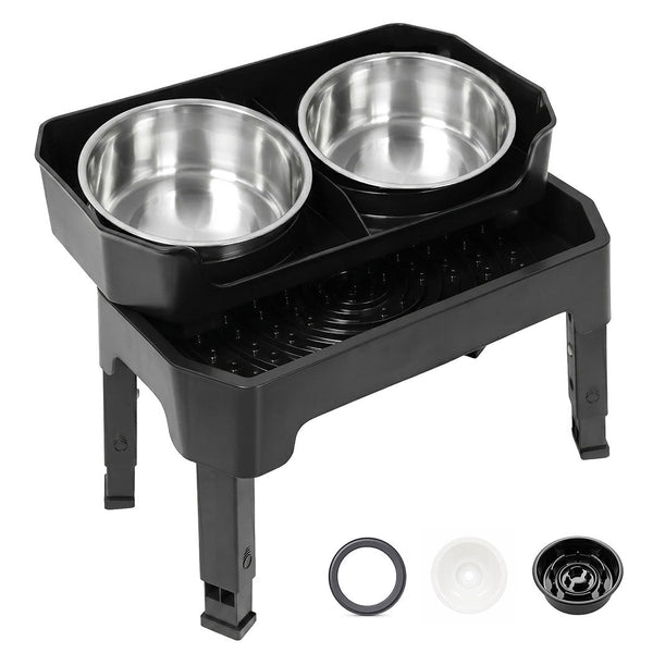 Pawz Raised Set With Slow Feeder & Lick Mat Dog Bowls