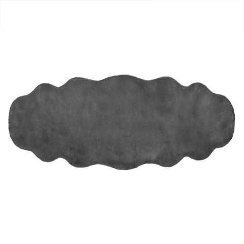 Marlow Floor Rug Area Cloud Fluffy 80X200cm Grey Rugs