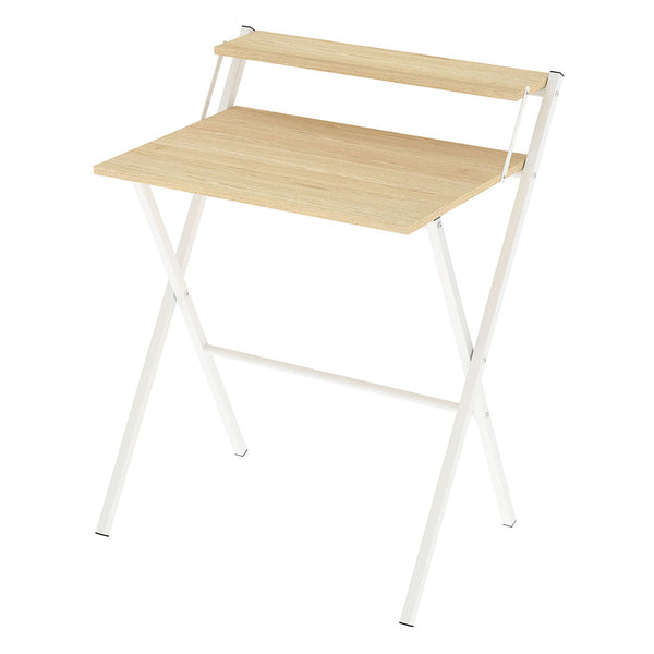Levede Foldable Computer Desk Office Study Oak Home Office Desks