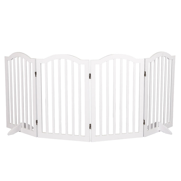 Pawz Pet Gate Dog Fence Safety White Fences & Pens