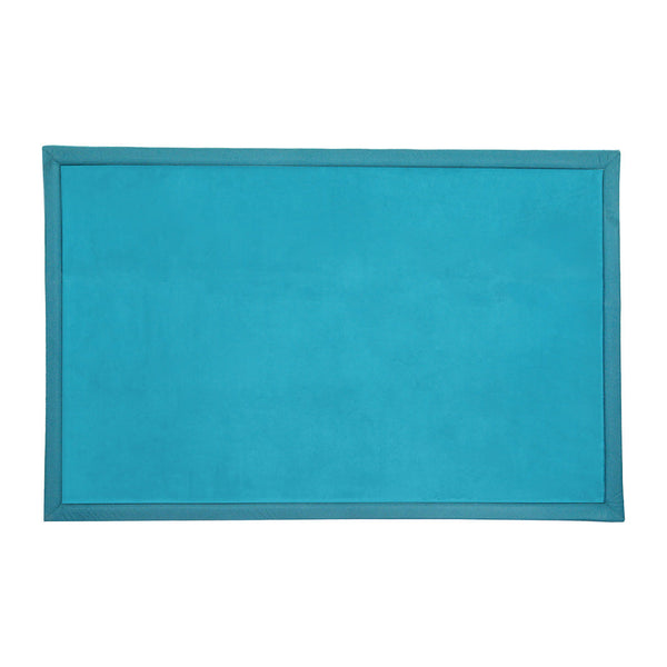 Marlow Coral Velvet Area Rug Large Mat 120X200cm Blue Soft And Stylish Flooring For Living Room Rugs
