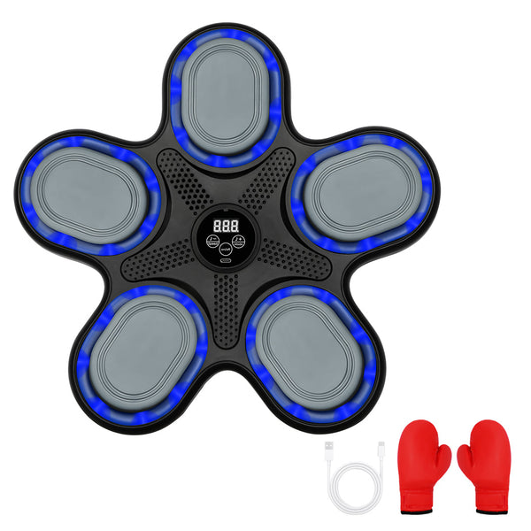 Centra Kids Music Boxing Machine With Gloves Strike Pads & Mitts