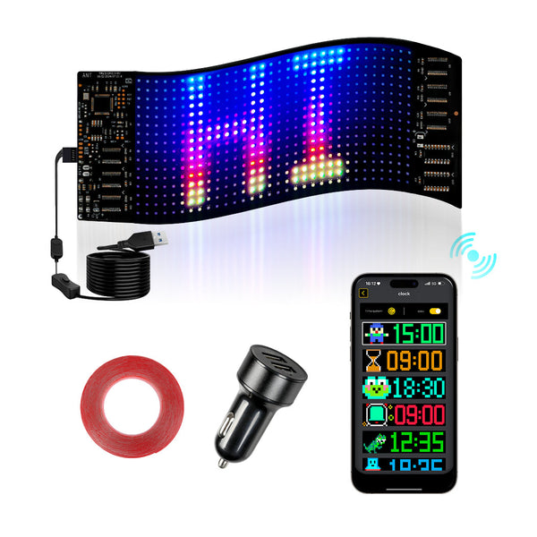Emitto Programmable Led Sign Led Car Lights