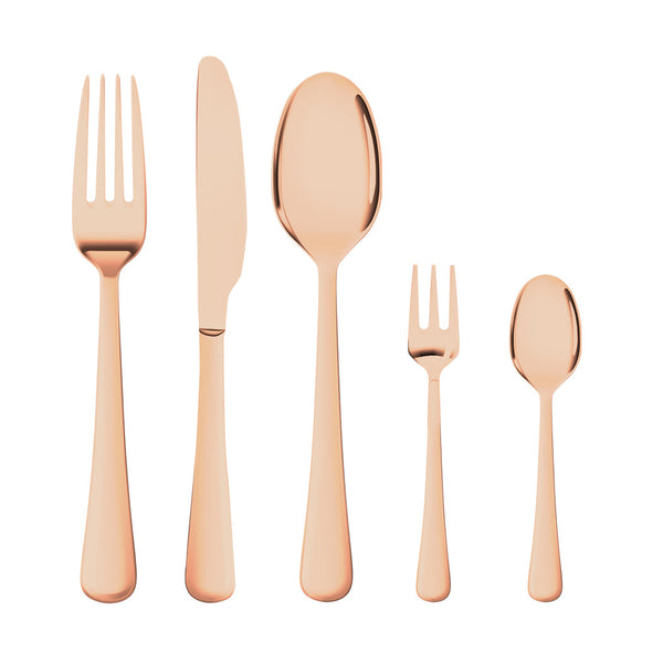 Stainless Steel Cutlery Set Glossy Knife Rose Gold Cutlery Sets