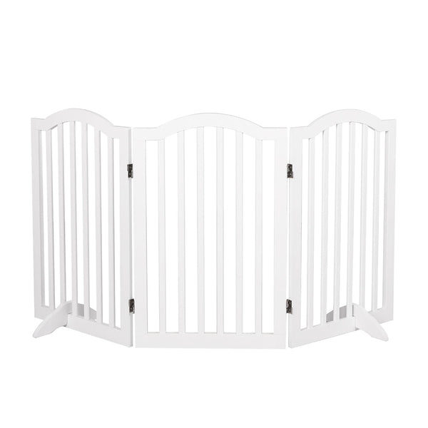 Pawz Pet Gate Dog Fence Safety White Fences & Pens