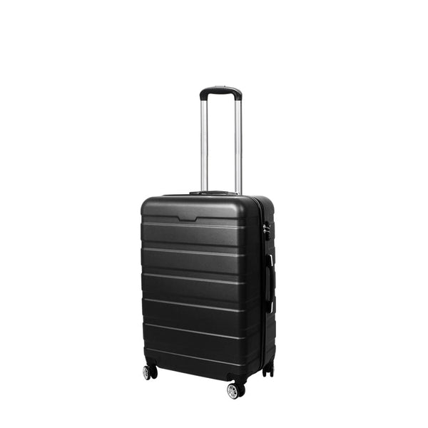 Slimbridge 24" Luggage Case Suitcase Black Inch Suitcases