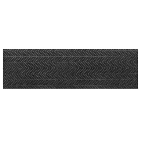 Marlow Extra Large Floor Rug Non Slip 90Cm X 305Cm Grey Rugs