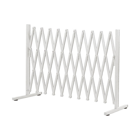 Garden Security Fence Gate Expandable White Gates