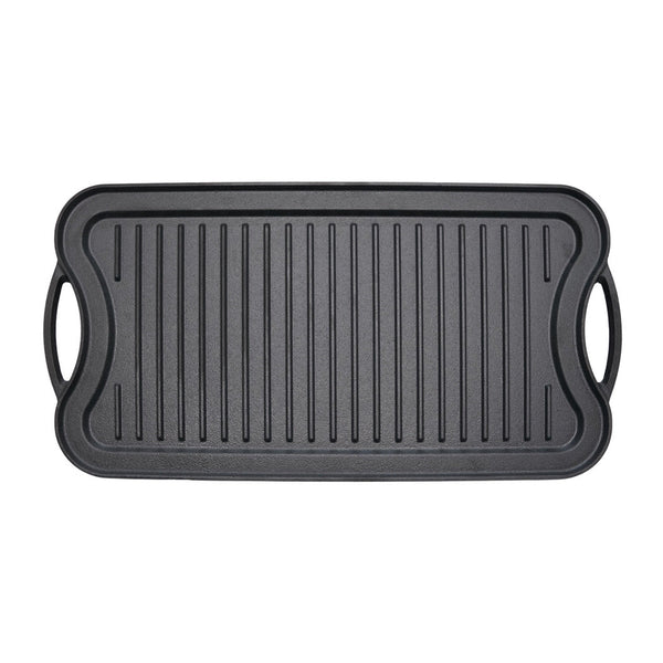 Toque 50.5Cm Reversible Cast Iron Griddle Pan Non Stick Grills & Griddles