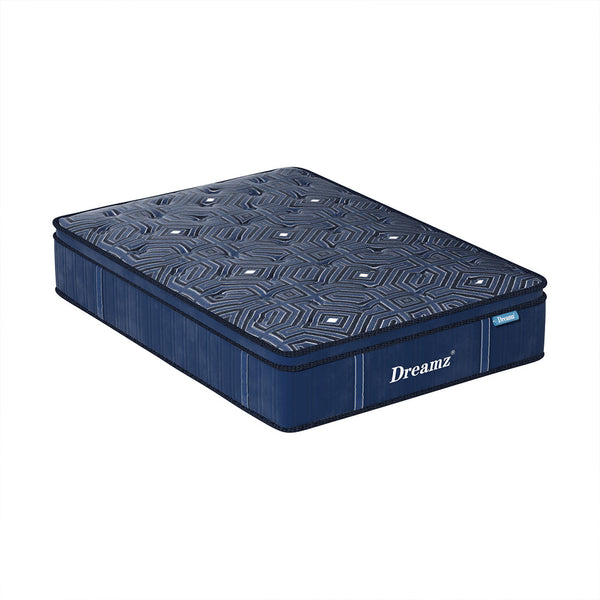Dreamz Spring Mattress Euro Top All Sizes 30Cm Mattresses