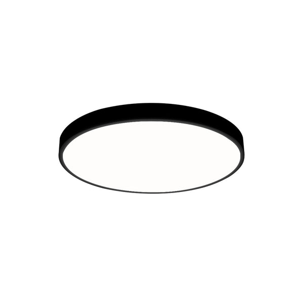 Emitto 3 Colour Ultra Thin 5Cm Led Ceiling Light 36W Black Chandeliers & Ceiling Fixtures