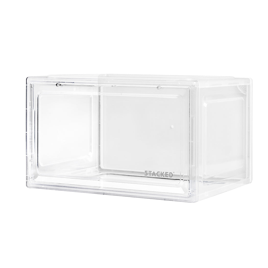 Stacked Shoe Box Acrylic Sneaker Display 1Pc Clear Shoe Organisers