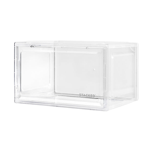 Stacked Shoe Box Acrylic Sneaker Display 1Pc Clear Shoe Organisers