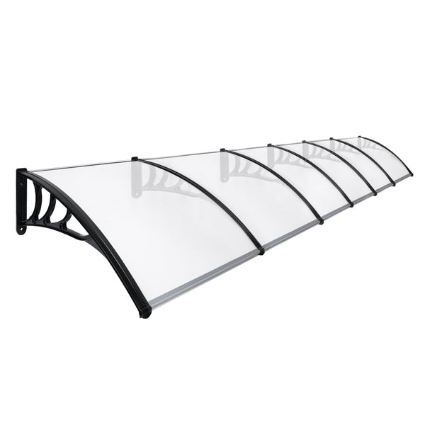 Mountview Door Awning Outdoor 1M X 6M Transparent 1X6m Awning & Canopy Parts