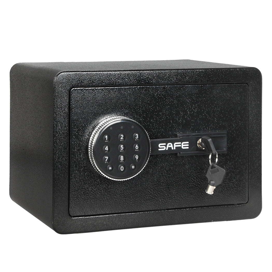 8.1L Digital Security Safe Box Password Key Lock Cash Key Safes Boxes & Hideaways