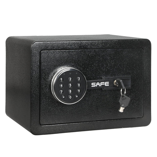 8.1L Digital Security Safe Box Password Key Lock Cash Key Safes Boxes & Hideaways