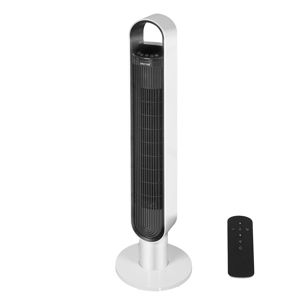 Spector Tower Fan Portable Oscillating White Portable Fans
