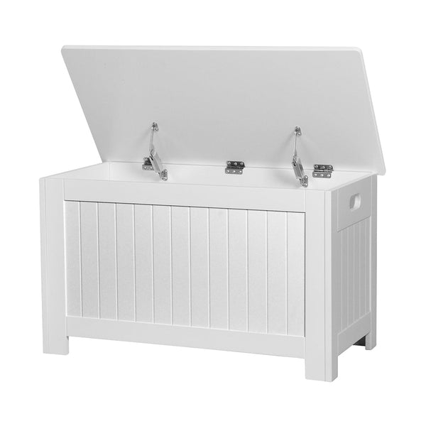 Levede Kids Toy Box Storage Chest Cabinet White Toy Boxes