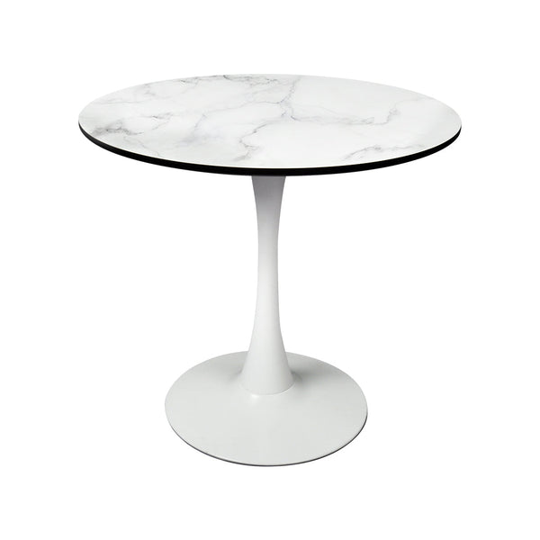 Levede Modern Dining Table For 4 With White Finish Ideal Kitchen Or Room Space Dining Tables