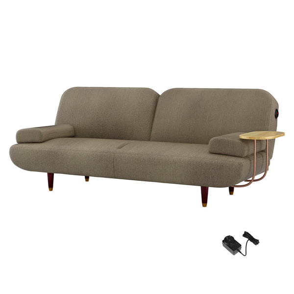 Levede Convertible Sofabed With Usb Charge And Side Table Sofa Beds