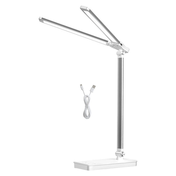 Emitto Double Head Desk Lamp Led Light Eye Caring Usb Lamps