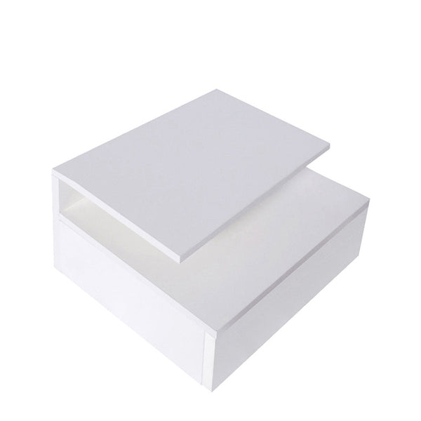 Levede 2X Side White Bedside Tables