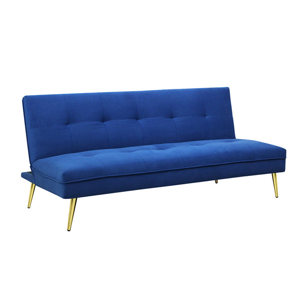 Levede Sofa Bed Convertible Velvet 3 Seater Sofa Beds