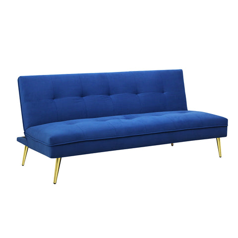 Levede Sofa Bed Convertible Velvet 3 Seater Sofa Beds