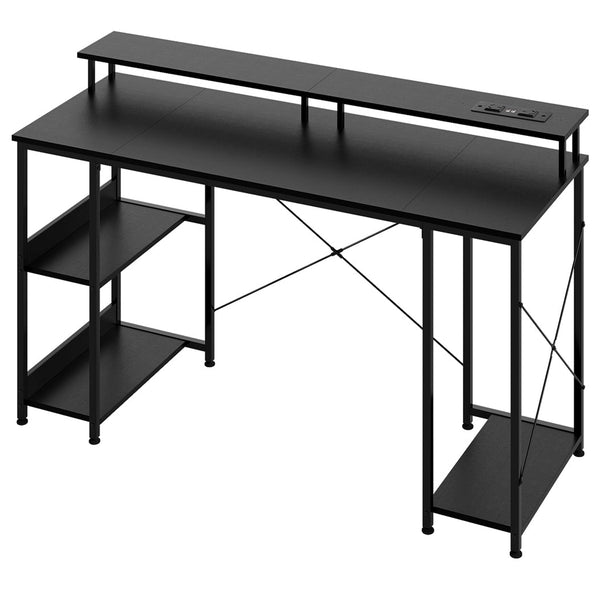 Levede Gaming Desk Computer Table Monitor Shelf 140Cm Home Office Desks