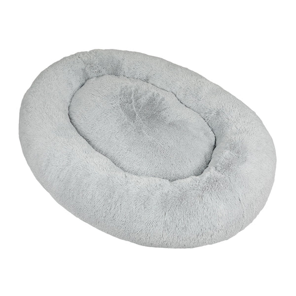 Thenapbed Fluffy Grey 1.8M Human Size Pet Bed Comfortable Soft Plush For Pets And People Pet Beds