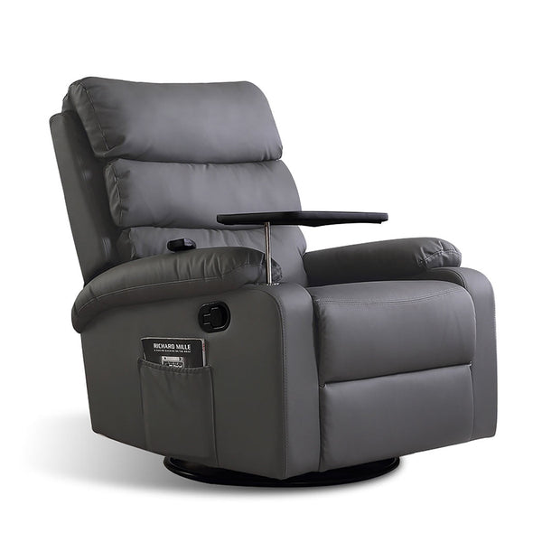 Levede Massage Recliner Chair Grey Comfortable Relaxation For Living Room Or Office Use Electric Massage Chairs