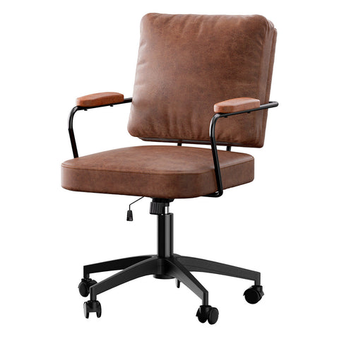 Levede Office Arm Chair Leather Executive Chairs Office Chairs