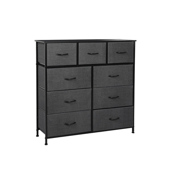 Levede 9 Drawer Chest Of Drawers Storage Cabinet Organizer For Bedroom Living Room Dressers & Chests Of Drawers