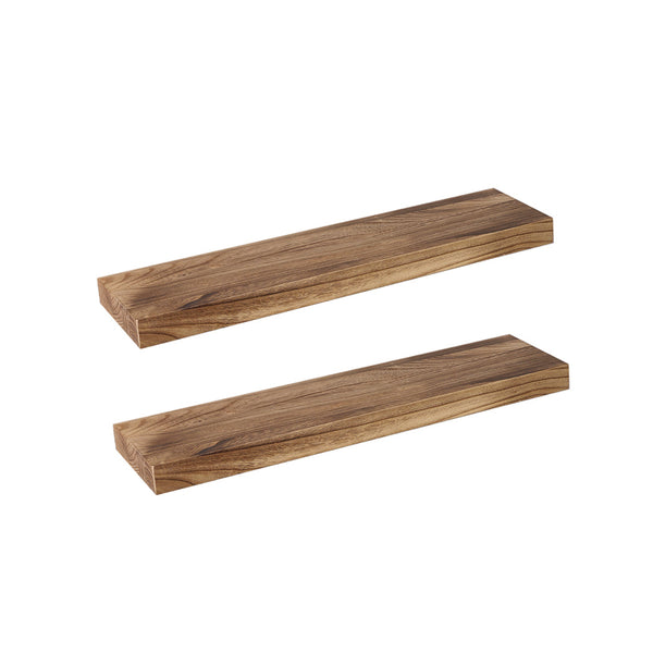 Levede 2 Pcs Floating Shelves Wall Mounted Medium Hanging Shelves