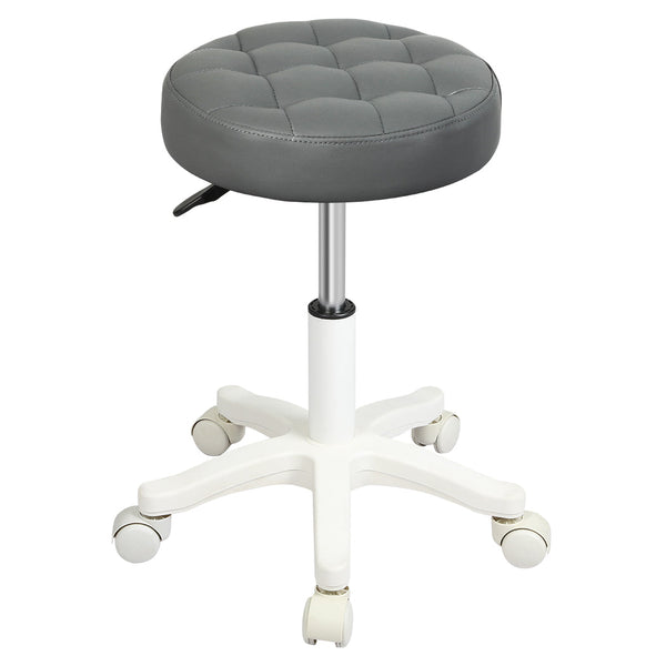 Levede Rolling Bar Stool Grey Benches Bar Stools