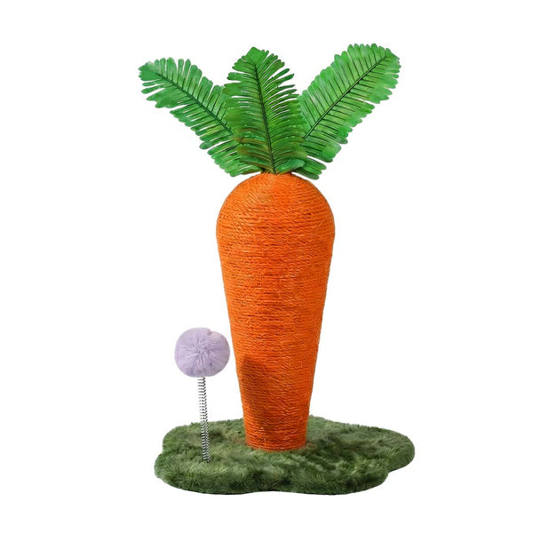 Pawz Cat Scratching Post Cute Carrot 34Cm X 30Cm 57Cm Furniture & Scratchers