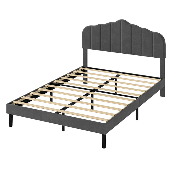 Levede Bed Frame Upholstered Platform Mattress Base Double Double Bed Frames