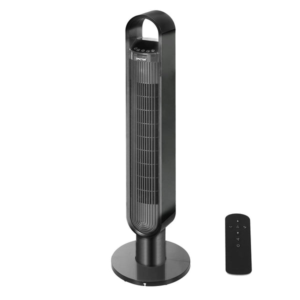 Spector Bladeless Tower Fan Black Portable Fans