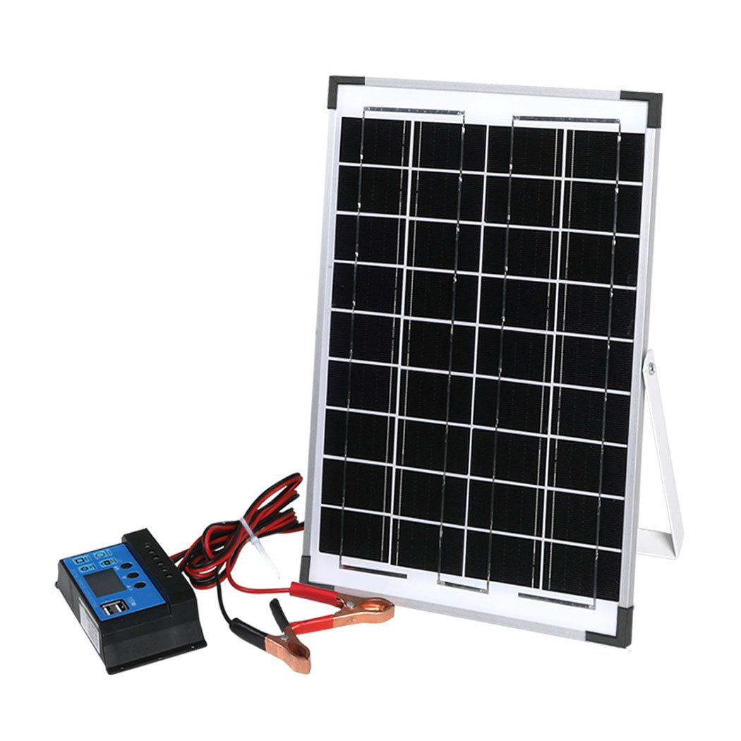 12V 10W Solar Panel Kit Mono Caravan Solar Panels & Kits