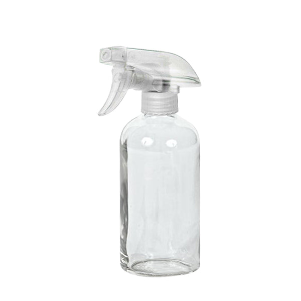 4X 500Ml Clear Glass Spray Bottles Trigger Watering Cans & Spray Bottles