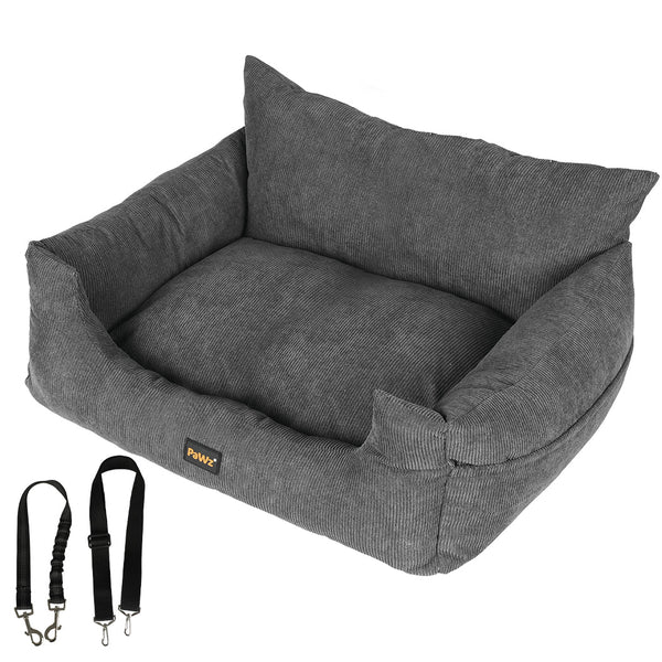 Pawz Pet Car Booster Seat Dog Protector L Grey Large Pet Transport