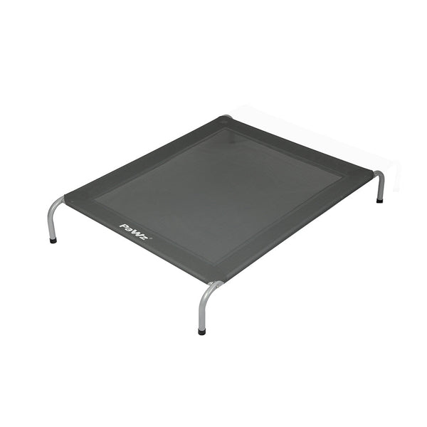 Pawz Elevated Trampoline Pet Bed Dog M Grey Medium Trampolines