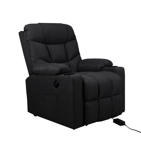 Levede Recliner Chair Electric Lift Black Electric Massage Chairs