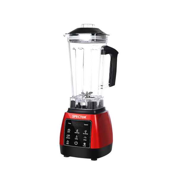 Spector 2L Commercial Blender Mixer Red Countertop Blenders